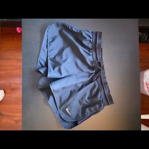 Black nike running shorts